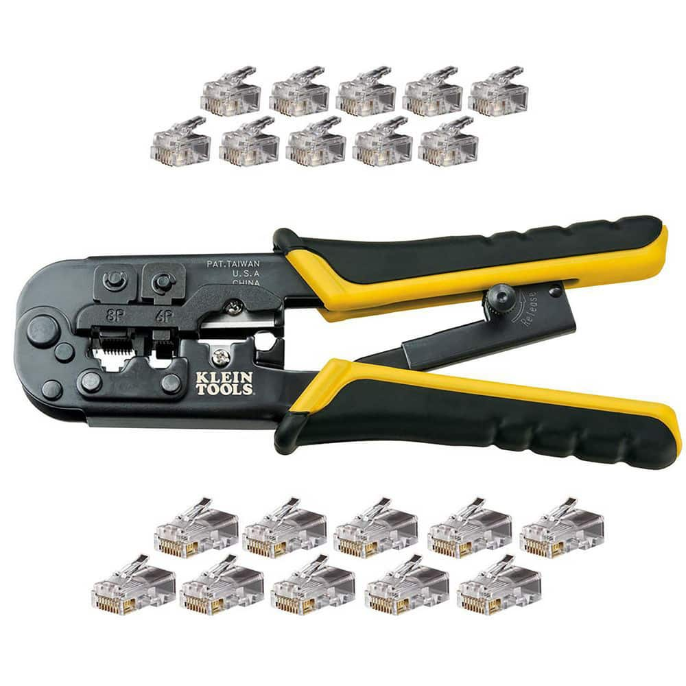 Cable Tools & Kits, Tool Type: Cable Installation Kit , Number Of Pieces: 21 , Includes: VDV226-011 Ratcheting Modular Crimper/Stripper MPN:VDV226-817