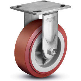 Colson® 4 Series Rigid Plate Caster 4.08198.929 SS - Polyurethane on Polyolefin 8