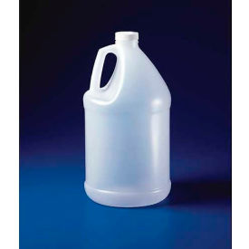 Bel-Art Jug-Style Bottle with Handle 106140001 HDPE 4 Liters (1 Gal.) Clear 12/PK 10614-0001