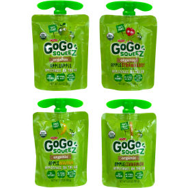 MATERNE GoGo Squeez Organic Applesauce On-The-Go Variety 3.2 oz 20 Count 22000742