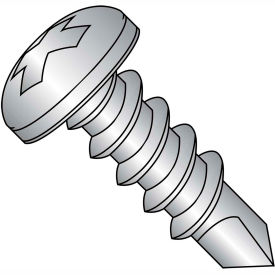 #6 x 1/2 Phillips Pan Full Thread Self Drilling Screw 410 Stainless Steel - Pkg of 5000 0608KPP410