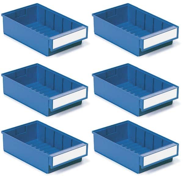 Plastic Hopper Shelf Bin: Blue MPN:SBS6-3020-6