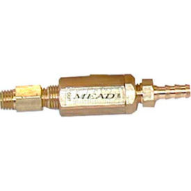 Bimba-Mead Flow Control In-Line MF1-08 10-32 Male Port Control Flow Inlet Barb For 1/4