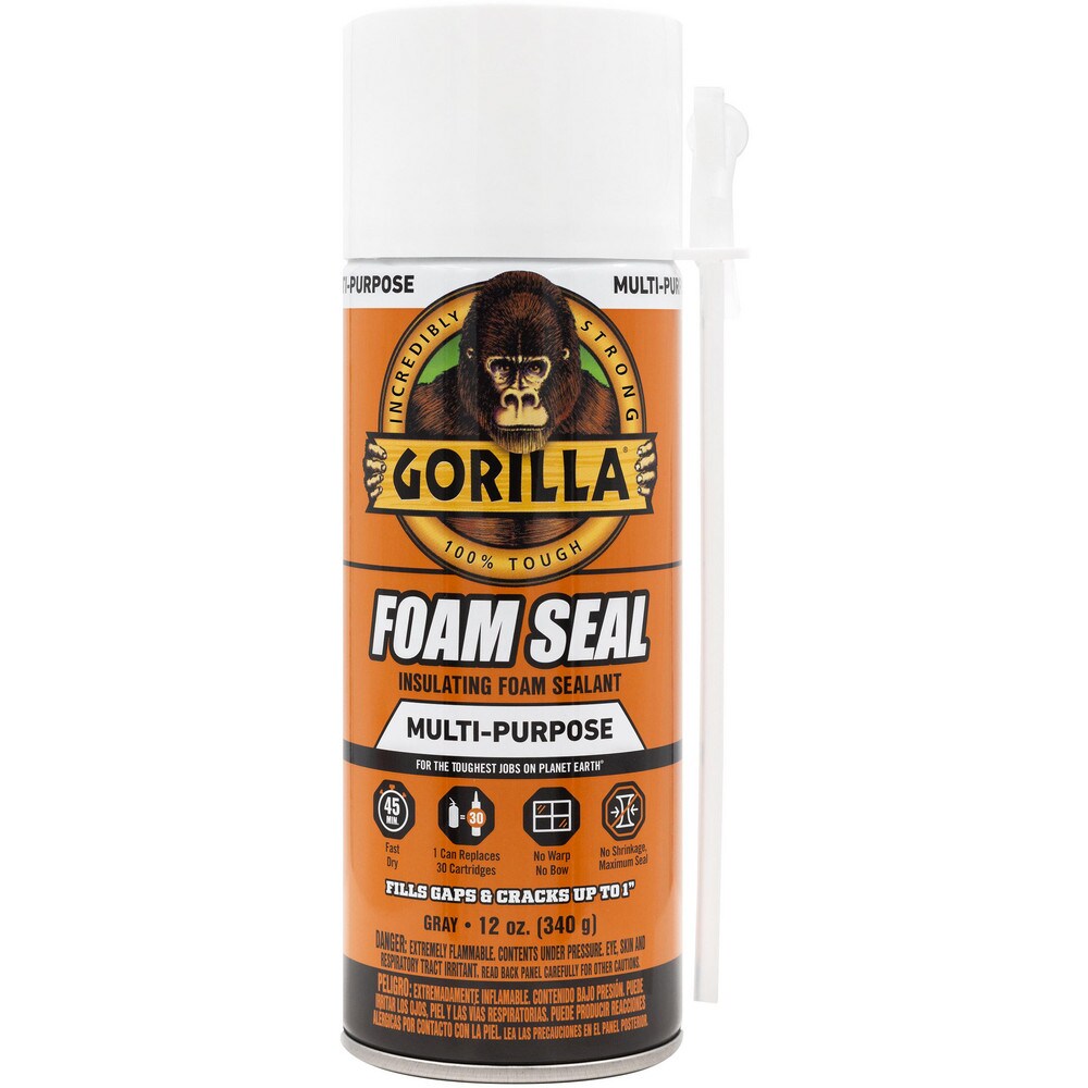 Caulk & Sealants, Chemical Type: Polyurethane , Product Type: Foam , Container Size: 12 oz , Container Type: Aerosol , Color: Gray  MPN:112361