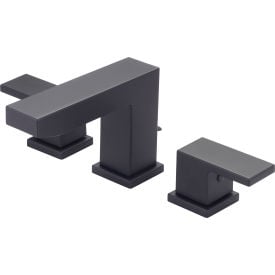 Pioneer Mod 3MO200-MB Two Handle Bathroom Widespread Faucet with Pop-Up Matte Black 3MO200-MB