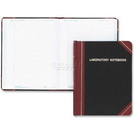 Laboratory Notebook Black/Red Cover Record Ruled 8-1/8 x 10-3/8 300 Sheets L21300R