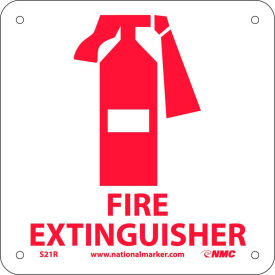 Graphic Facility Signs - Fire Extinguisher - Plastic 7x7 S21R