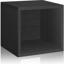 Way Basics Eco Stackable Storage Cube Black BS-285-340-320-BK