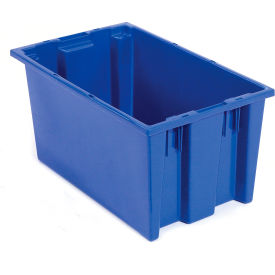 GoVets™ Stack and Nest Storage Container SNT180 No Lid 18 x 11 x 6 Blue - Pkg Qty 6 311BL274