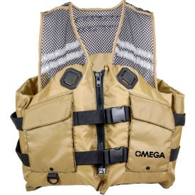 Flowt 40626-2X/3X Fishing Vest Mesh Tan 2X-Large/3X-Large 40626-2X/3X