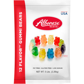 12 Flavor Assorted Gourmet Gummi Bears 5 lb 20600001