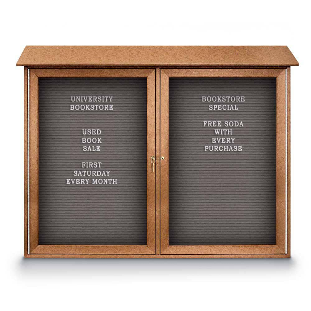 Enclosed Letter Board: 45