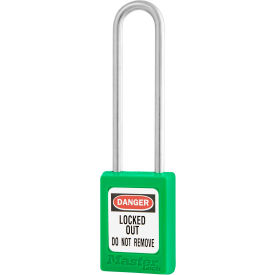 Master Lock® Thermoplastic Zenex™ S31LTGRN Safety Padlock 1-3/8