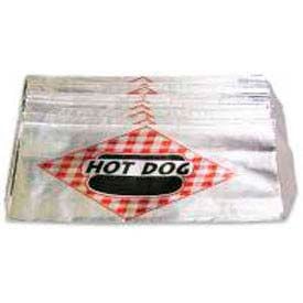 Benchmark USA 68002 Hot Dog Bags Foil 1000/Case 68002