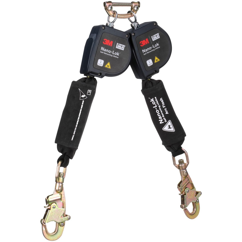 Self-Retracting Lanyards, Lifelines & Fall Limiters, Length (Feet): 8.000 , Housing Material: Thermoplastic , Unit Connector: Single Pin Connector  MPN:7012818557