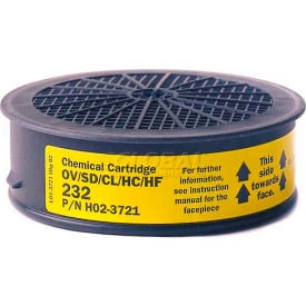 Sundstrom® Safety SR 232 Chemical Cartridge - Pkg Qty 4 H02-3721