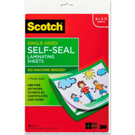 Scotch® Self-Sealing Laminating Sheets 6.0 mil 8 1/2 x 11 10/Pack LS854SS10