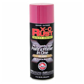 X-O Rust 12 oz. Aerosol Can Safety Colors Paint & Primer In One Safety Purple Flat - 125802 125802