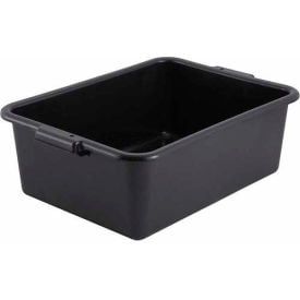 Winco PL-7K - Dish Box Black 21-1/2