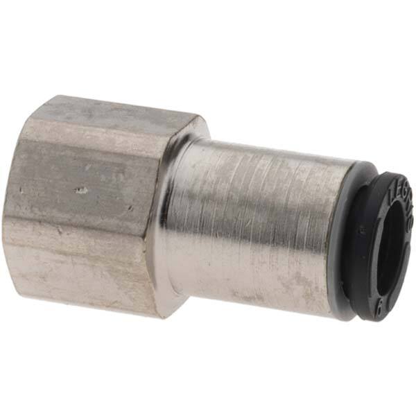 Push-To-Connect Tube Fitting: Connector, Straight, 1/8