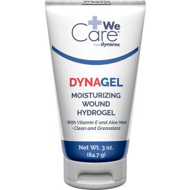 Dynarex DynaGel Moisturizing Wound Hydrogel 3 oz. Tube Pack of 24 1280