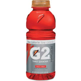 Gatorade® G2 Perform 02 Low-Calorie Thirst Quencher Fruit Punch 20 oz Bottle 24/Carton 052000204056