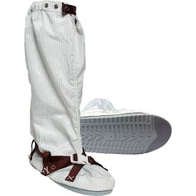 Transforming Technologies TX4000 ESD Cleanroom Apparel Hard Sole Boot Cover XL White TX40BHWH05