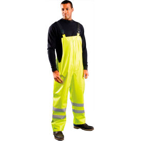 OccuNomix Class E Premium Flame Resistant Rain Bib Pants HRC2 Yellow 6X LUX-TBIB/FR-Y6X LUX-TBIB/FR-Y6X