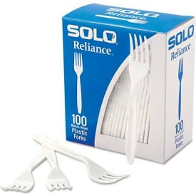 SOLO® SCCRSWFX Reliance Fork Polystyrene White 1000/Carton SCC RSWFX