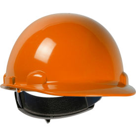 Dynamic Dom Cap Style Dome Hard Hat HDPE Shell 4-PT Suspension Rachet Adjustment Orange 280-HP341R-03