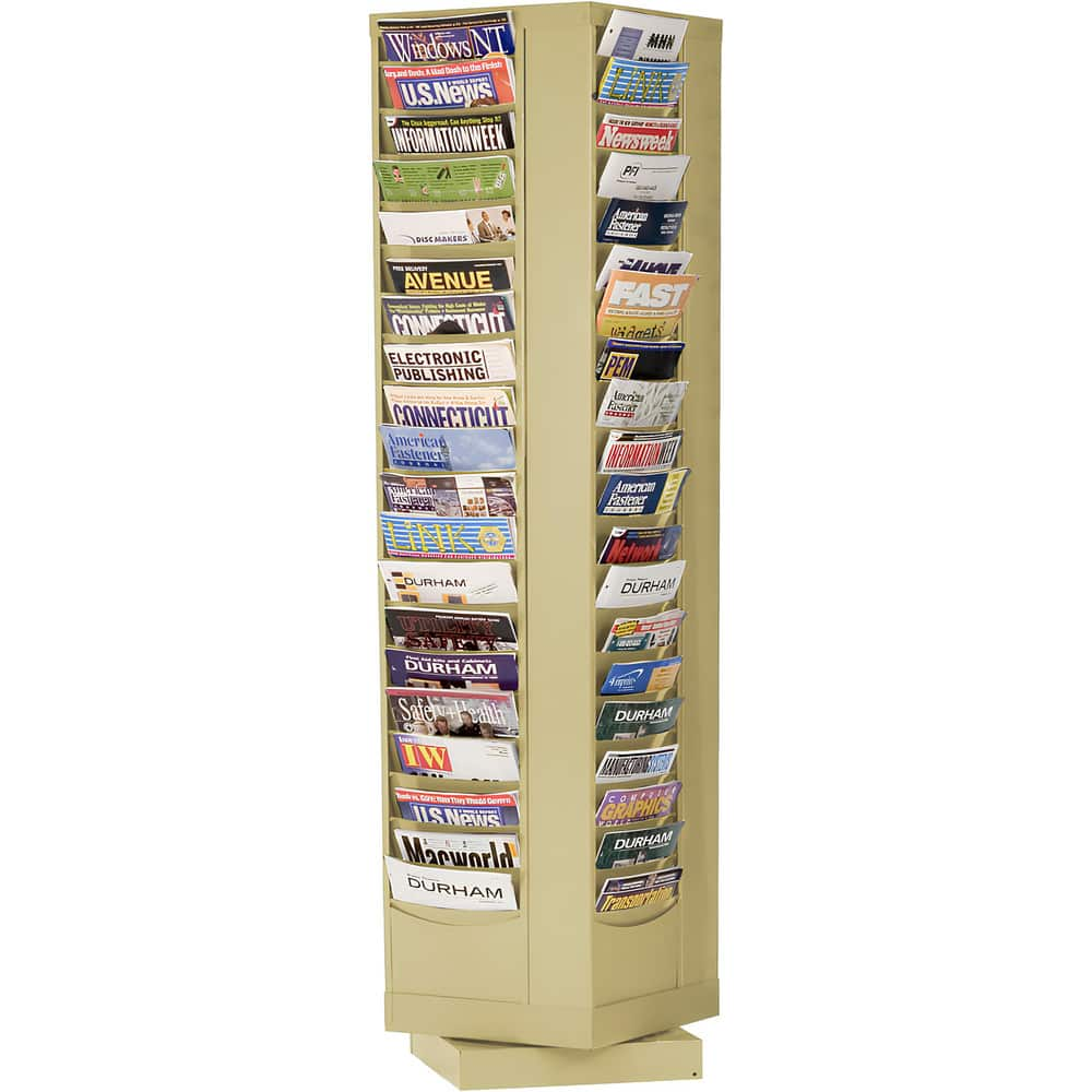 Compartment Storage Boxes & Bins, Type: Rotary Literature Rack , Product Type: Rotary Literature Rack , Overall Width (Inch): 14-1/8 , Overall Width: 14  MPN:416-75