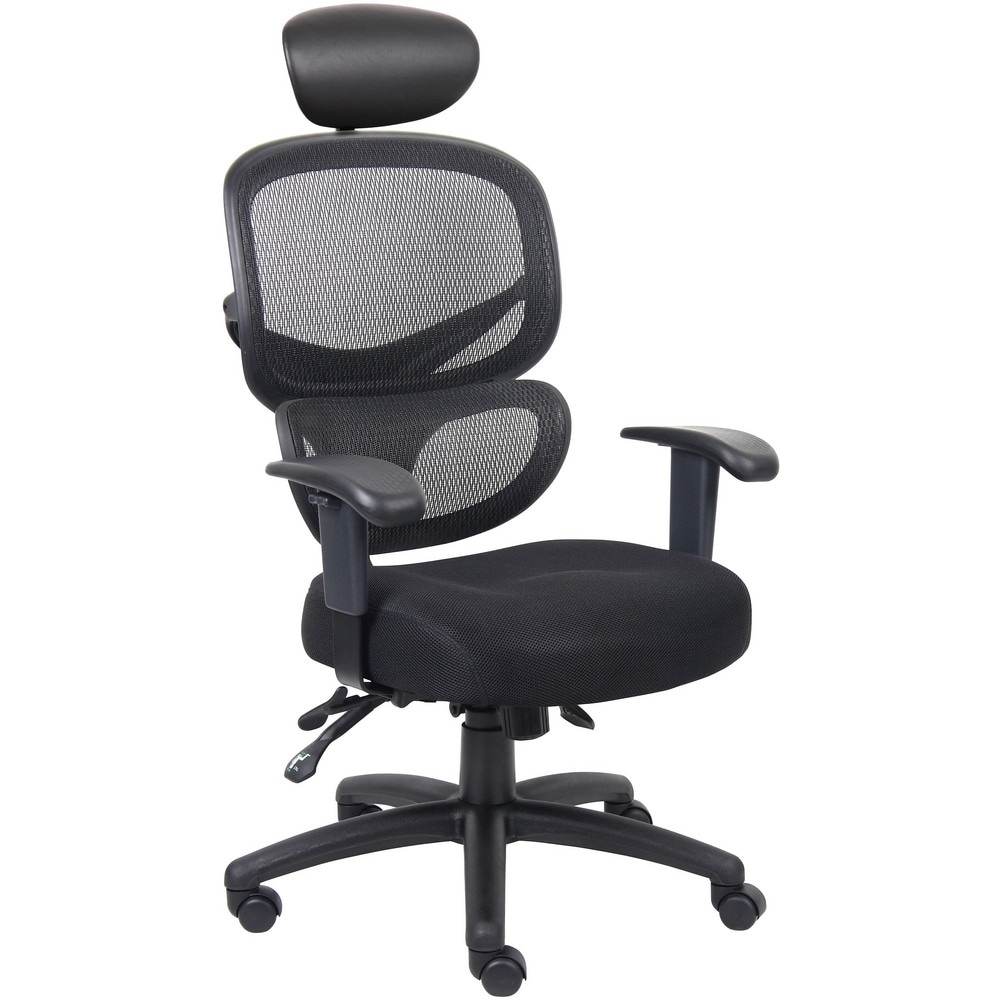 Task Chair:  Serenesoft,  Adjustable Height,  Black MPN:B6338-HR