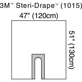 3M™ Steri-Drape U-Drape 1015 47