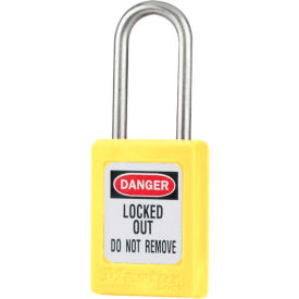 Master Lock® Thermoplastic Zenex™ S33YLW Snap Lock Safety Padlock 1-3/8