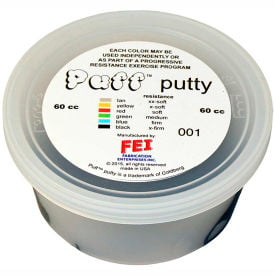 Puff LiTE™ Color-Coded Exercise Putty X-Firm Black 60cc 10-1405