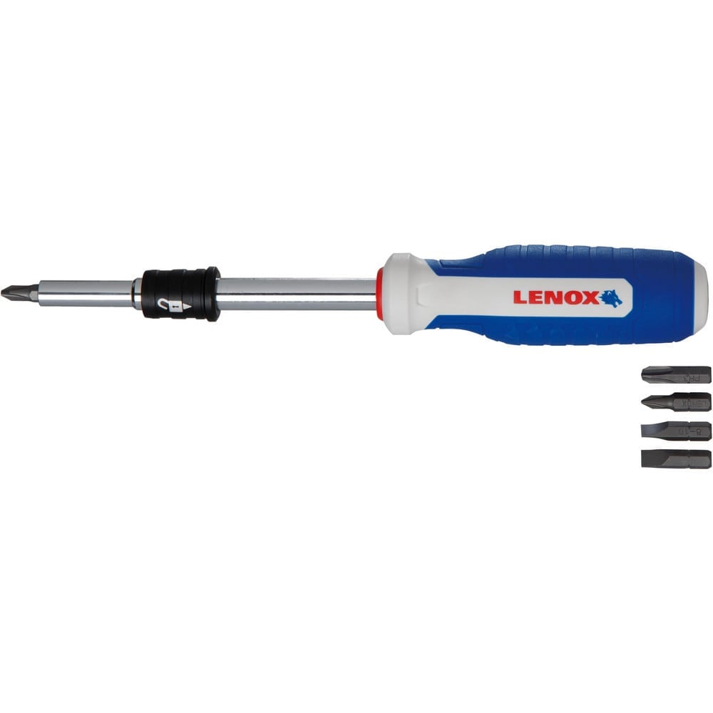 Bit Screwdrivers, Type: Multi-Bit Screwdriver , Tip Type: Phillips , Phillips Point Size: #1 - #3 , Slotted Point Size: 6-8, 8-11 , Handle Type: Cushion Grip  MPN:LXHT60925