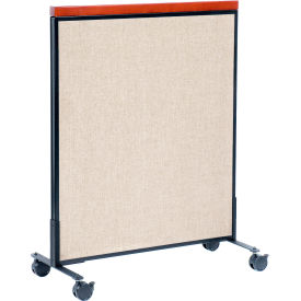 Interion® Mobile Deluxe Office Partition Panel 36-1/4