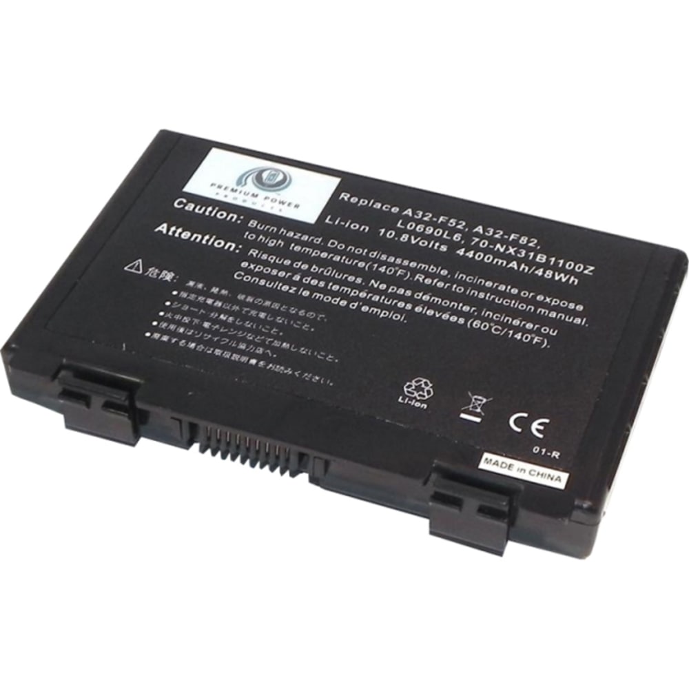 eReplacements Premium Power Products A32-F82 - Notebook battery (equivalent to: ASUS A32-F82) - for ASUS K40; K50; K60; K61; K70; P50; R1F MPN:A32-F82-ER