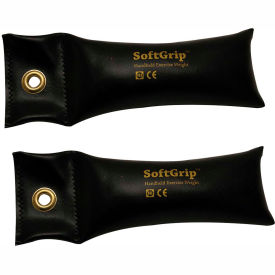 CanDo® SoftGrip® Hand Weight 3 lb. Black 1 Pair 10-0355-2