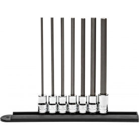 Gearwrench® 7 Piece Long Length Hex Bit SAE Socket Set With 3/8