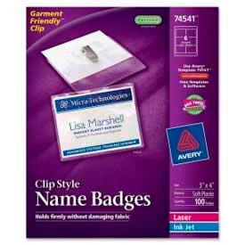 Avery® Clip Style Name Badges 3