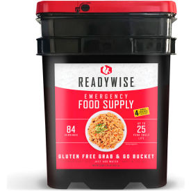 ReadyWise WGF01-184 Gluten Free Breakfast and Entre Grab and Go 84 Servings WGF01-184