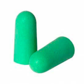 Radians FP90 Deflector® Disposable Foam Earplugs 33dB Uncorded Light Green - 2000 Pairs - Pkg Qty 10 FP90