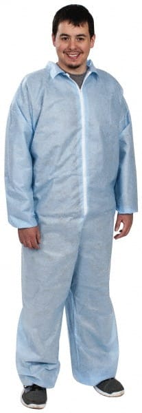 Non-Disposable Rain & Chemical-Resistant Coveralls: SMS MPN:KM-CVL-SMS-E-3X