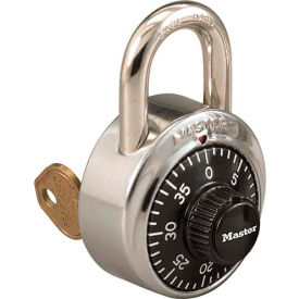 Master Lock® No.1525STK Combination Padlock Key Access with 1 Control Key & Chart Price Each - Pkg Qty 50 1525STK