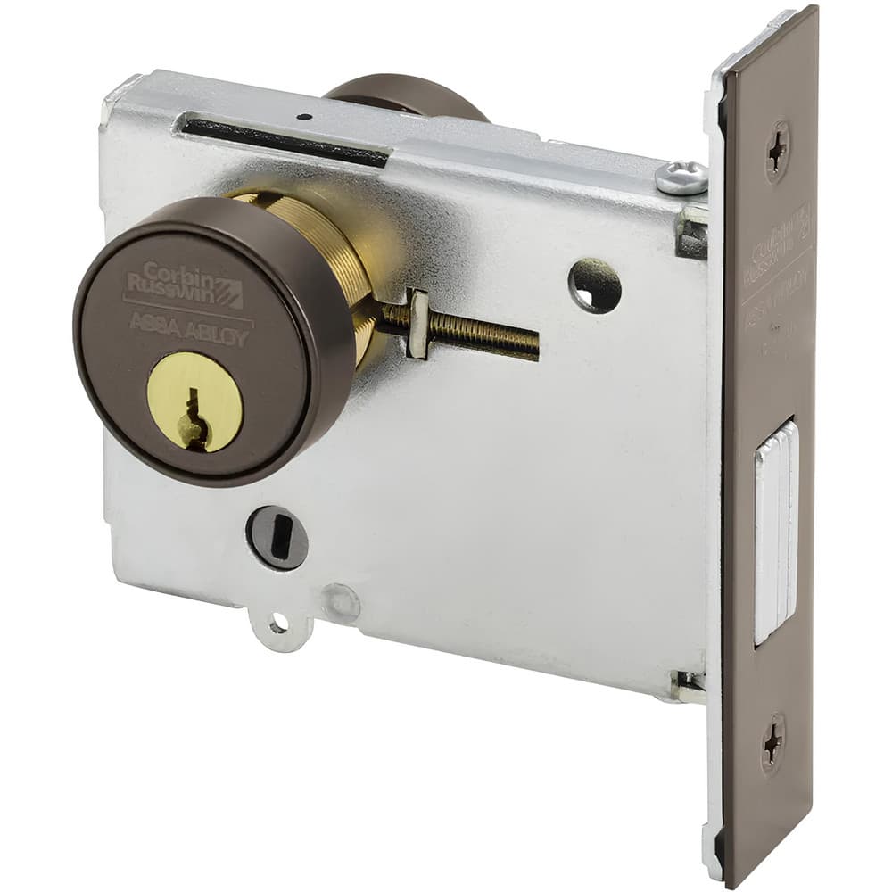 Deadbolts, Deadbolt Type: Deadbolt , Lock Type: Single Cylinder , Key Type: Keyed Different , Mount Type: Mortise , Material: Steel  MPN:DL4113-613