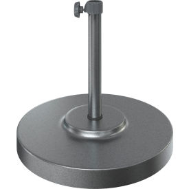 California Umbrella CMFT Umbrella Base with Steel Cover 54 lbs. Hammertone Gray CFMT160-HAMMERTONE-GREY