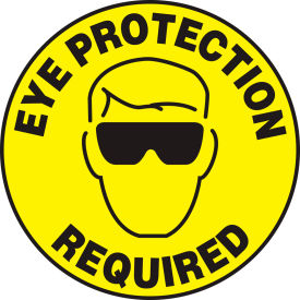 Accuform MFS200 Eye Protection Required Floor Sign 17