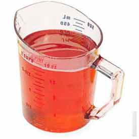 Cambro 50MCCW135 - Camwear Measuring Cup 1 Pint Clear Polycarbonate Handle Dishwasher Safe - Pkg Qty 12 50MCCW135