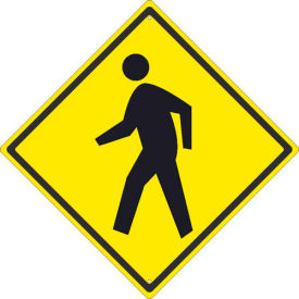 NMC TM119J Traffic Sign - Pedestrian Crossing Aluminum 24